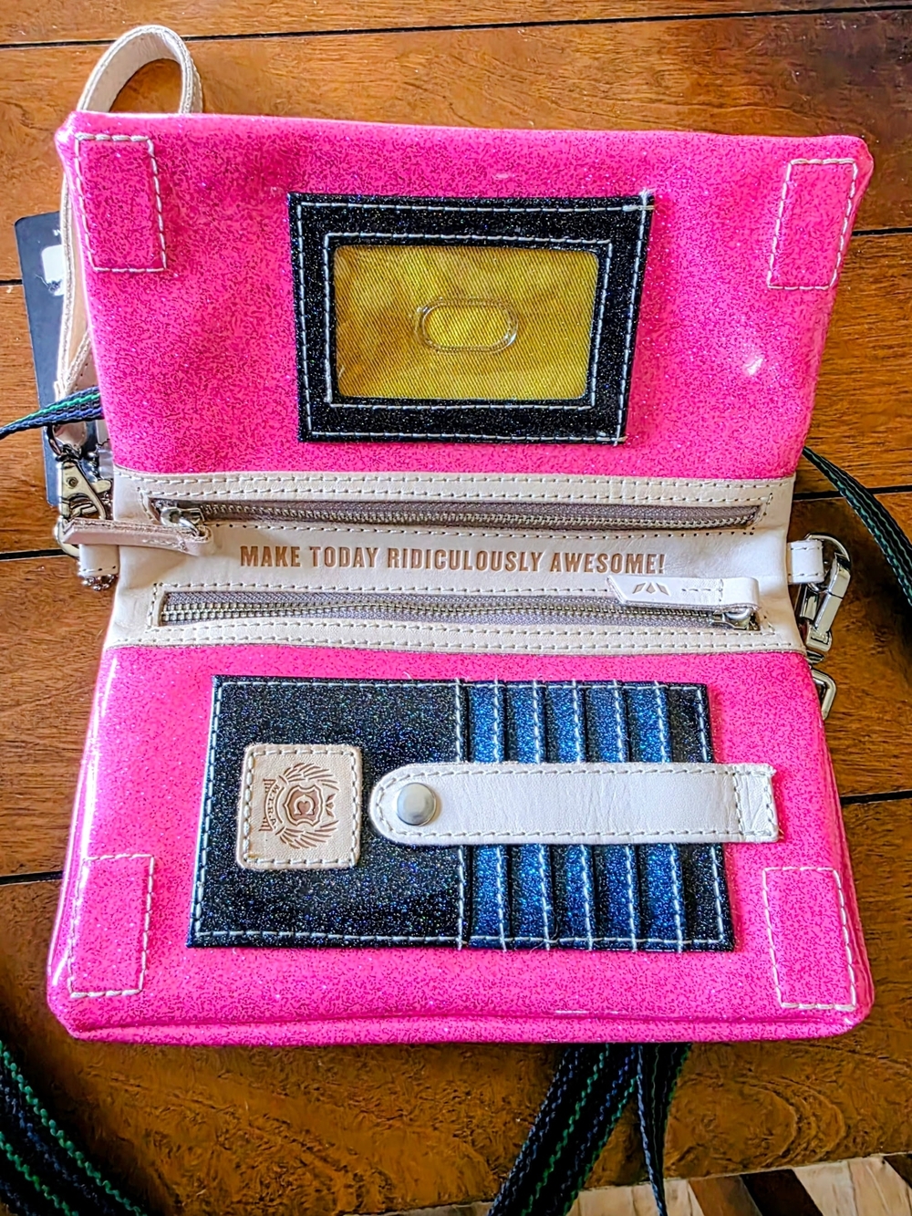 Consuela Uptown Ivy Hot Pink Crossbody NWT - Picture 5 of 6